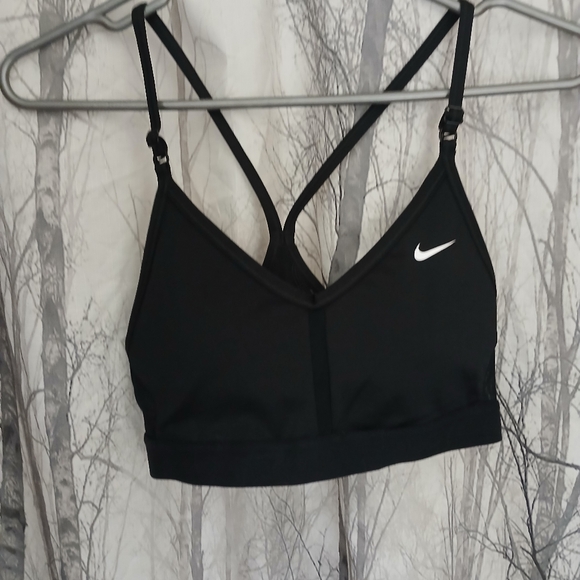 Nike Other - Nike Women's Black Sports Bra with White Logo